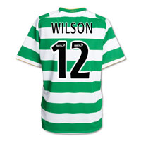 Nike Celtic Home Shirt 2008/10 with Wilson 12