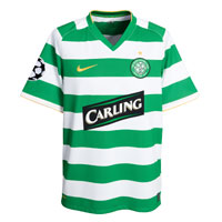 Nike Celtic UEFA Champions League Home Shirt 2008/10.