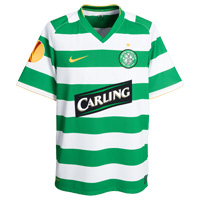 Nike Celtic UEFA Europa League Home Shirt 2008/10.