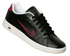 Nike Court Tradition 2 Black/Red Leather Trainers