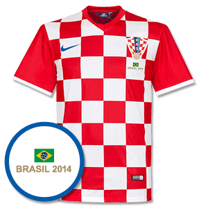 Croatia Home Shirt 2014 2015 Inc Free Brazil