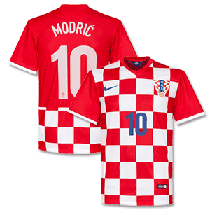 Nike Croatia Home Supporters Modric Shirt 2014 2015