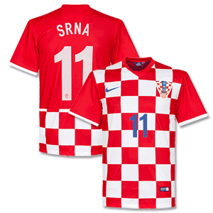 Nike Croatia Home Supporters Srna Shirt 2014 2015