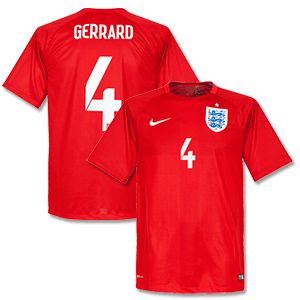 Nike England Away Gerrard Shirt 2014 2015