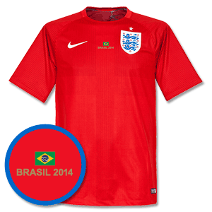 England Away Shirt 2014 2015 Inc Free Brasil