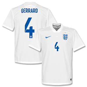 Nike England Home Gerrard Shirt 2014 2015