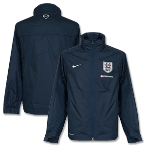 Nike England Navy Rain Jacket 2013 2014