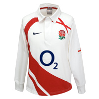 Nike England Rugby Supporters Home Shirt - Long