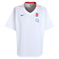 England Rugby Training T-Shirt 2009/10 - White.