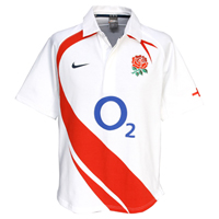 Nike England Supporters Home Rugby Shirt - Short