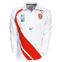 England Supporters IRB Home Rugby Shirt 2007/09