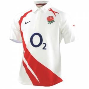 Nike England Supporters O2 Short Sleeve Rugby