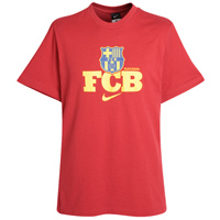 FC Barcelona Cotton T-Shirt - StormRed/Zest.