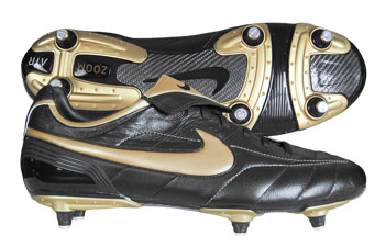 Nike Football Boots Nike Air Legend SG Football Boots Black / Gold Kids