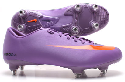 Nike Football Boots Nike Mercurial Victory SG Football Boots Violet /Orange