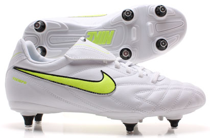 Nike Football Boots Nike Tiempo Natural III SG Football Boots White/Volt