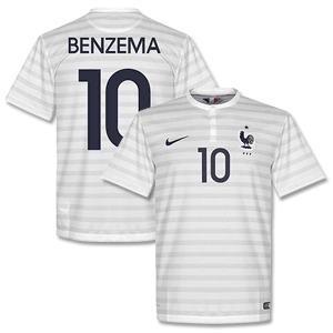 France Away Benzema Shirt 2014 2015 (Fan Style