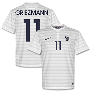 Nike France Away Griezmann Shirt 2014 2015 (Fan Style