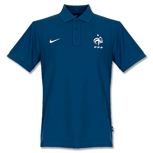 Nike France Blue Core Polo Shirt 2014 2015