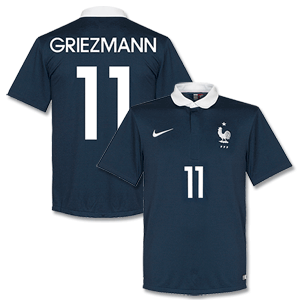 Nike France Home Griezmann Shirt 2014 2015 (Fan Style