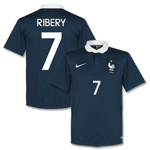 Nike France Home Ribery Shirt 2014 2015 (Fan Style