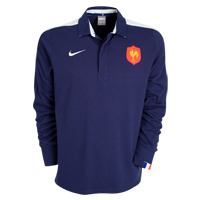 Nike France Home Supporters Rugby Shirt - Long Sleeved.