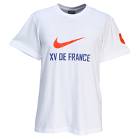 France Rugby Team T-Shirt - White.
