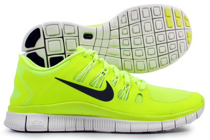 Nike Free 5.0 Running Shoes Volt/Dark