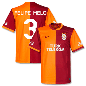 Nike Galatasaray Home Felipe Melo Shirt 2013 2014