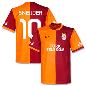 Nike Galatasaray Home Shirt 2013 2014   Sneijder 10