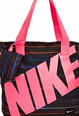 Nike Girls Tote Bag - Black/Hyper Pink/White, 39 x 35.5 x 5 cm