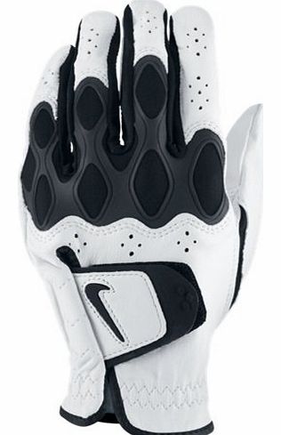 Golf 2013 Mens Dri-Fit Tech Leather Glove - LH - White/Black - S