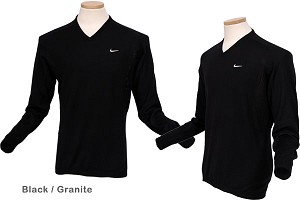 Nike Golf Athlete Coolmax Wool V-Neck Sweater