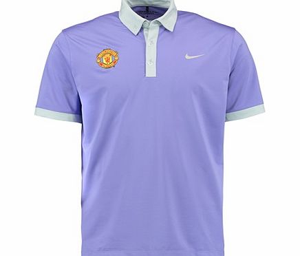 Manchester United Nike Golf Polo Purple