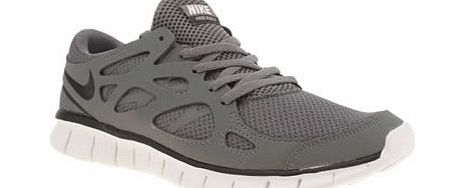 Nike Grey Free Run V2 Ext Trainers