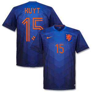 Nike Holland Away Kuyt 15 Shirt 2014 2015 (Fan Style