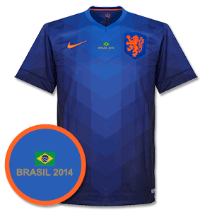 Holland Away Shirt 2014 2015 Inc Free Brazil