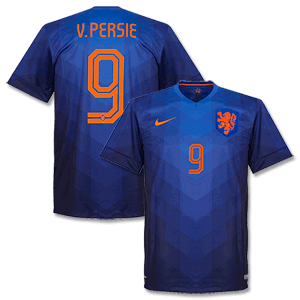 Nike Holland Away Van Persie Shirt 2014 2015