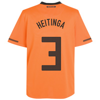 Nike Holland Home Shirt 2010/12 with Heitinga 3