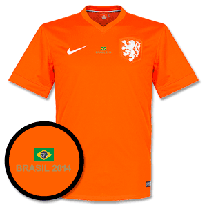 Holland Home Shirt 2014 2015 Inc Free Brazil