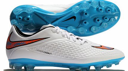 Nike Hypervenom Phelon AG Football Boots White/Blue