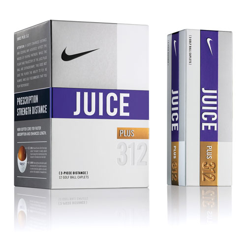 Nike Juice Plus 312 Golf Balls 12 Balls