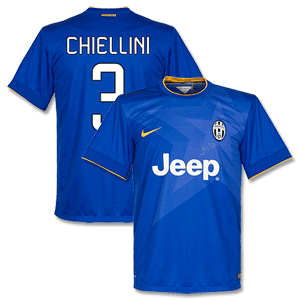 Nike Juventus Away Chiellini Shirt 2014 2015 (Fan