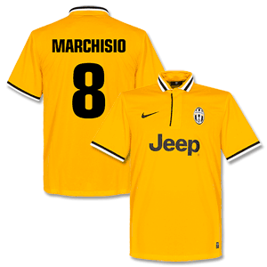Nike Juventus Away Marchisio Shirt 2013 2014 (Fan