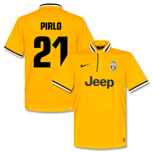 Nike Juventus Away Pirlo Shirt 2013 2014 (Fan Style