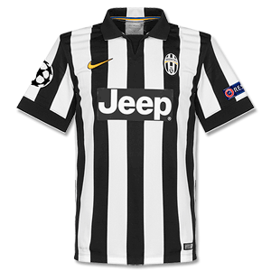Juventus Home Authentic Shirt + C/L & Respect