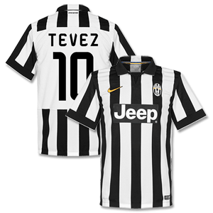 Nike Juventus Home Tevez Shirt 2014 2015 (Fan Style