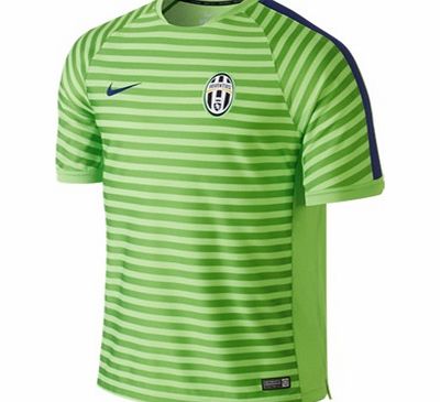 Juventus Squad Short Sleeve Training Top Green