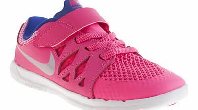 Nike kids nike pink free run 5-0 girls junior