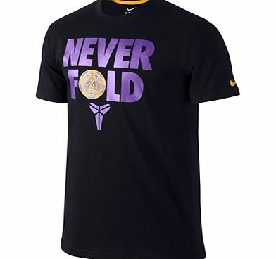 Kobe Never Fold T-Shirt - Black 631483-010